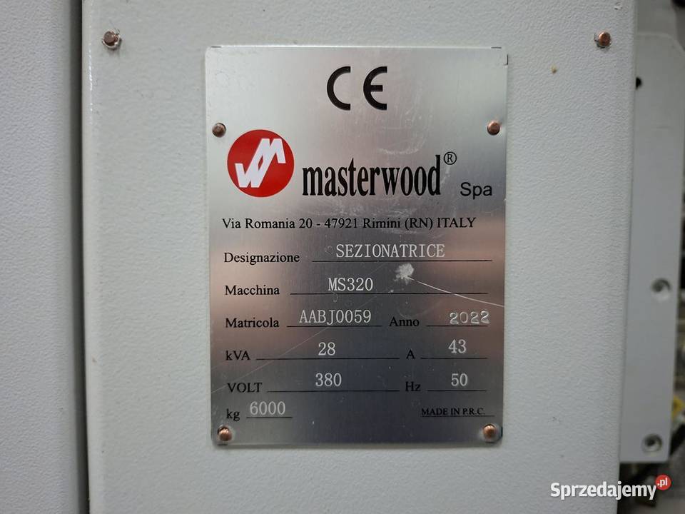 Piła panelowa Masterwood MS320 8623 Warszawa sprzedam