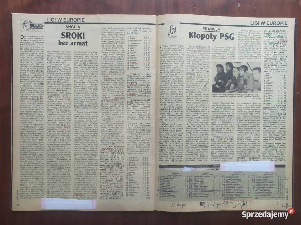 Tygodnik Piłka Nożna rocznik 1997 kompletny Książki i Podręczniki Łódź