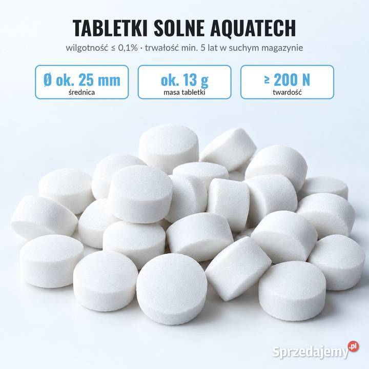 Tabletki solne AQUATECH paleta 1000 dostawa Warszawa