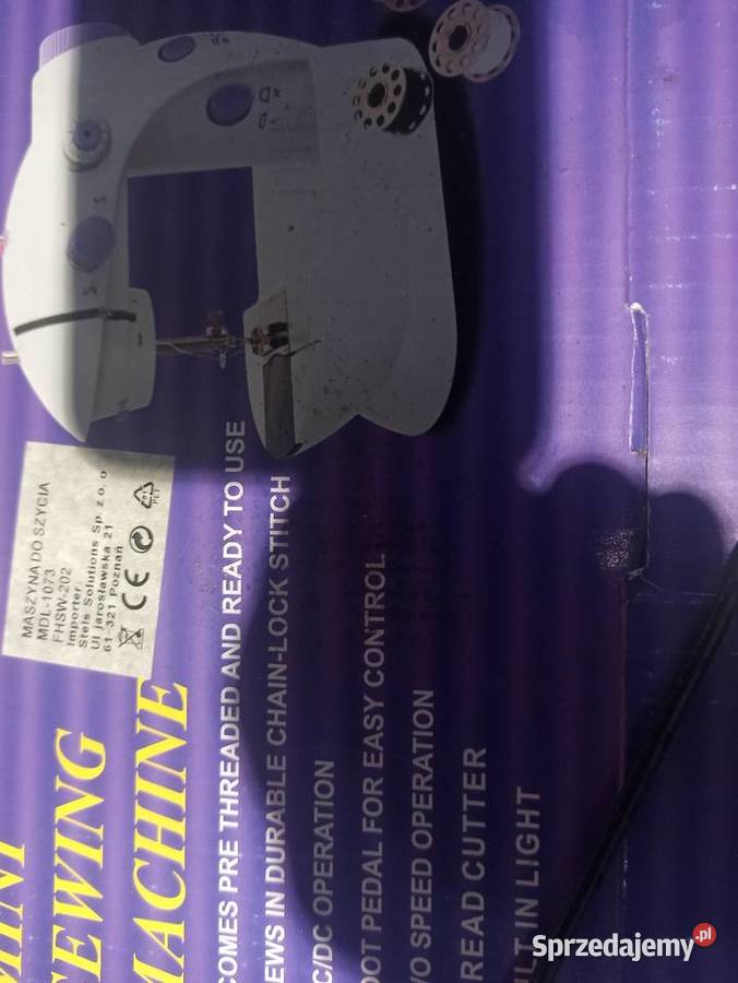 Mini maszyna do szycia wielkopolskie sprzedam