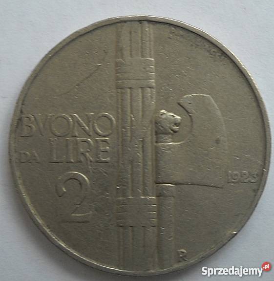 WŁOCHY2 LIRY1923 r VITTORIO Legionowo