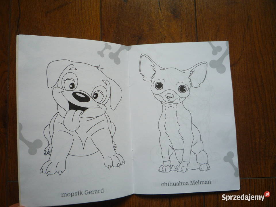 Kolorowanka Pieski maluszkowe malowanie Szczecin