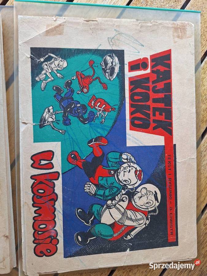 Komiks Kajtek i Koko w kosmosie 1974 2x pierwsze Wejherowo