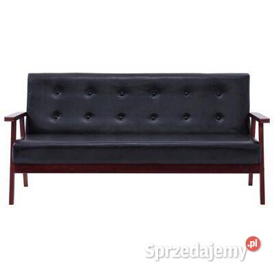 vidaXL 2częściowy zestaw wypoczynkowy czarny Warszawa