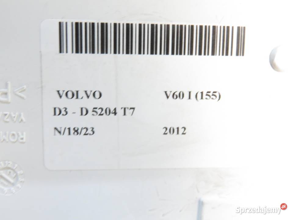 LICZNIK VOLVO V60 I D3 31343325AA