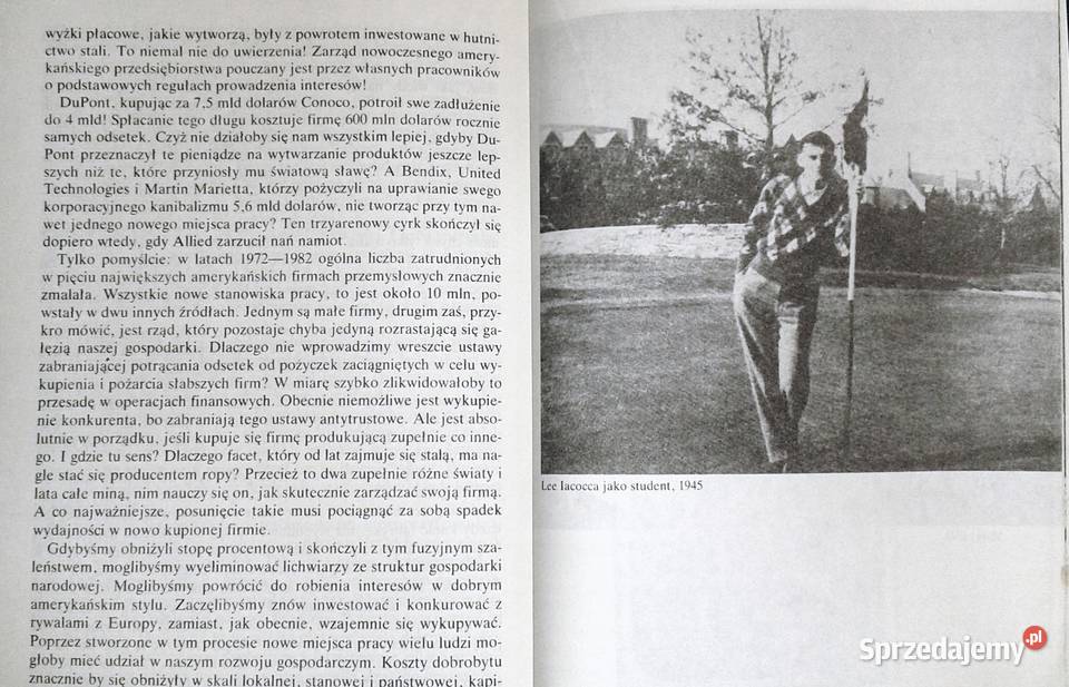 Iacocca Autobiografia Lee Iacocca Chełm sprzedam