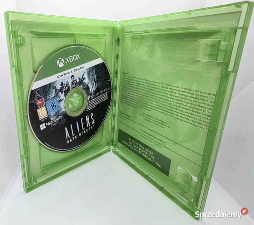 Gra Aliens Dark Descent Xbox Series XOne Elbląg