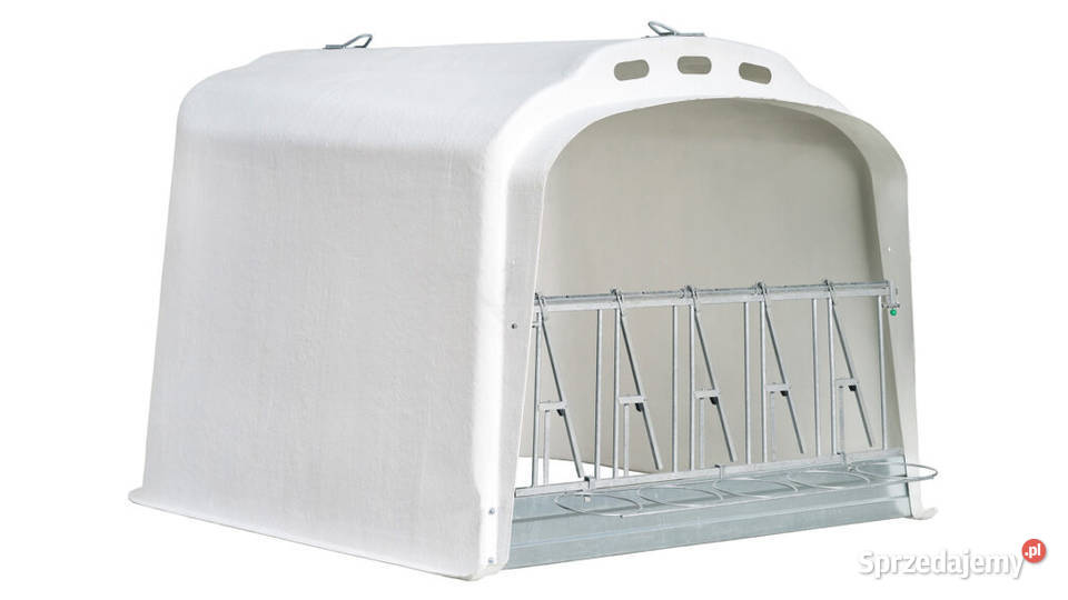 Domek cieląt pojedynczy CalfOTel XL5 z progiem z Hodowla bydła Opole