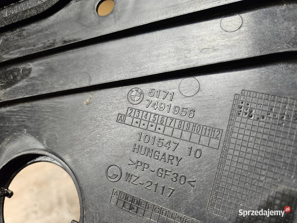 BMW 7 G11 OSŁONA GÓRNA SILNIKA 7491956 Osłony silnika Międzychód