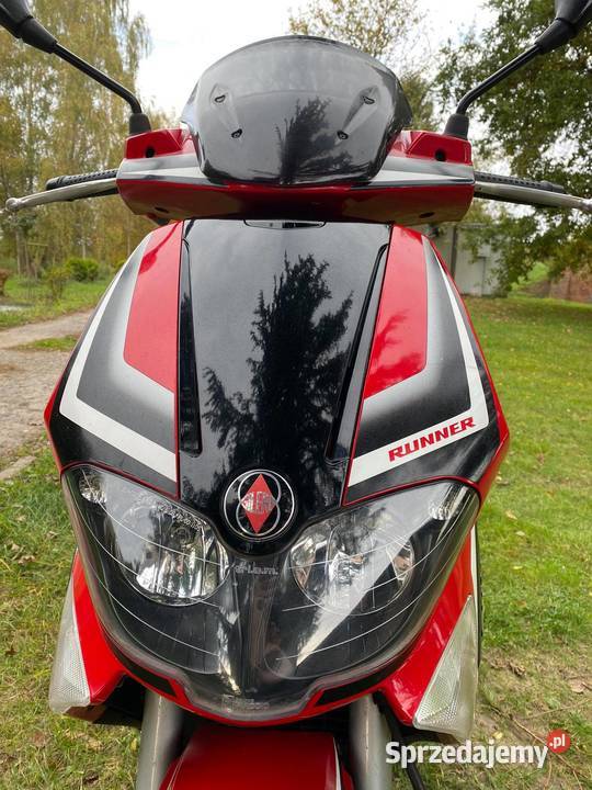 Skuter Gilera Runner 64 letniego emeryta Orneta