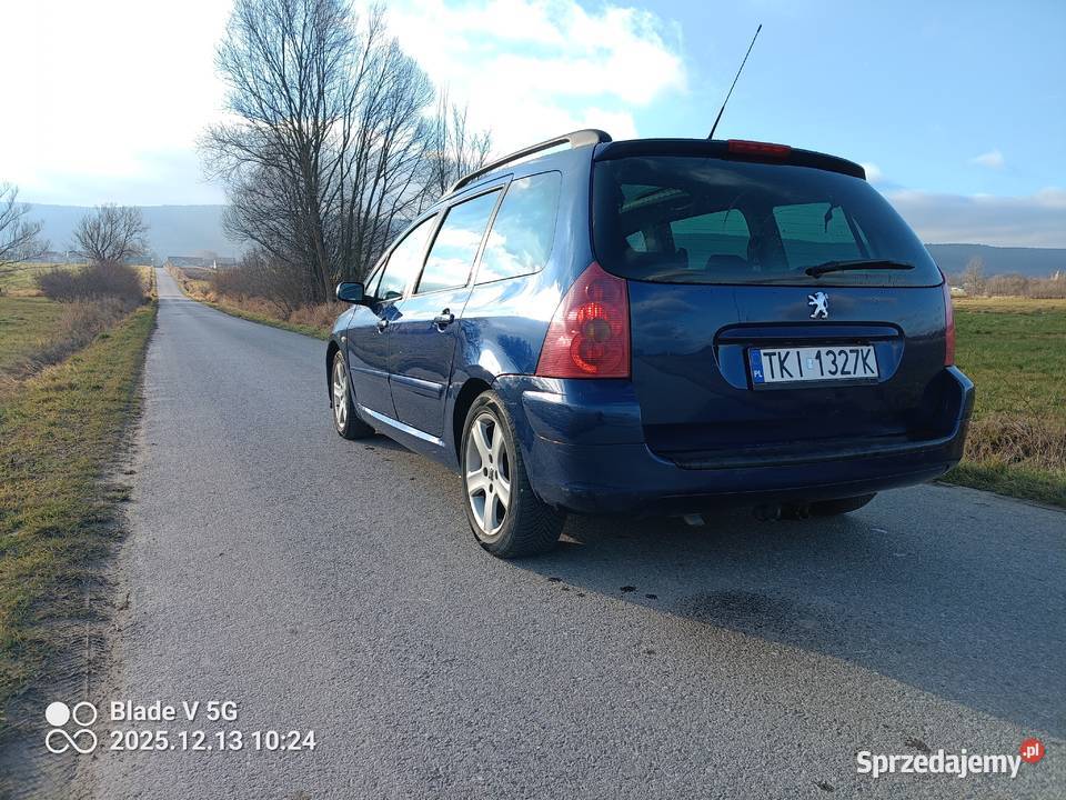 Peugeot 307 SW 20 BGaz welurowa tapicerka Jeziorko