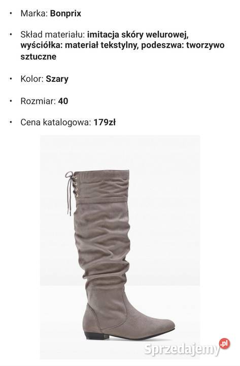 Kozaki rozmiar 40 sprzedam