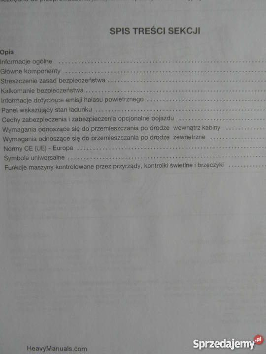 instrukcja obsługi dtr ładowarka holland lm 1340 Szczecin