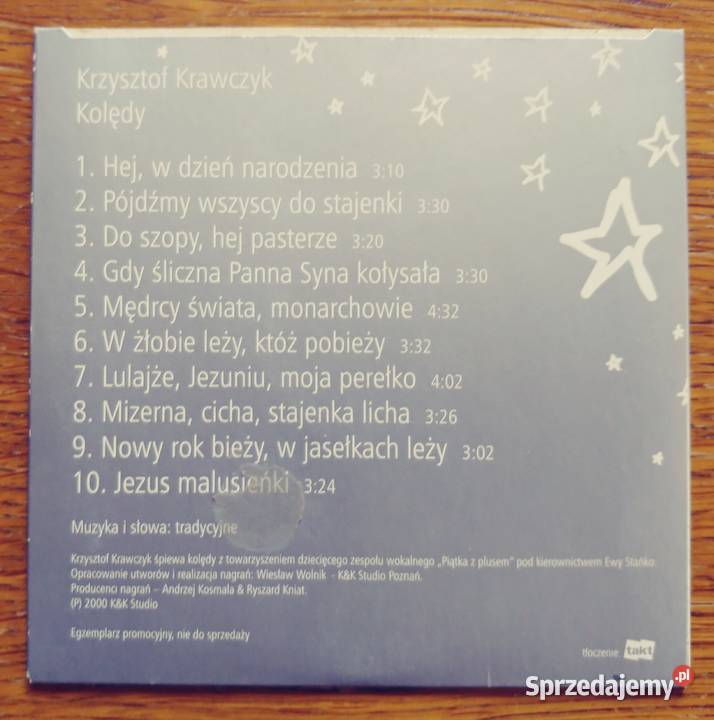 CD Kolędy Krzysztof Krawczyk Milanówek