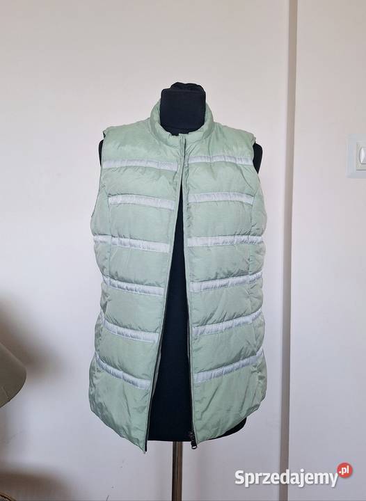 Pudrowy miętowy pastelowy bezrękawnik kamizelka Kraków