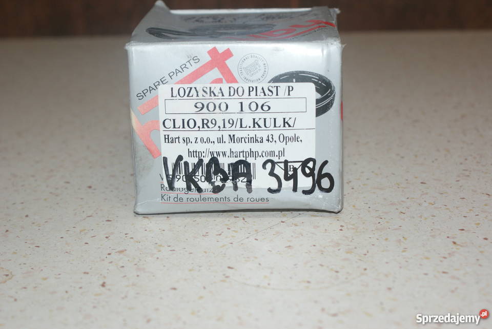 ożysko zestaw P RENAULT 5 85 CLIO VKBA 3496 łożyska kół