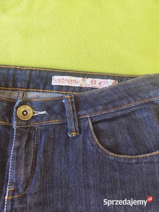 Spodnie Jeans granatowe Myszków sprzedam
