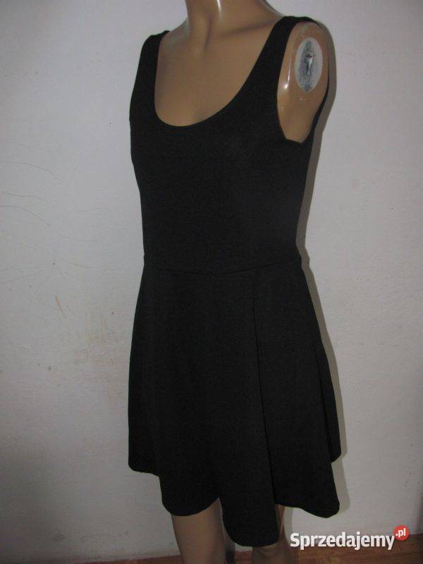 sukienka prążek czarna HM r XL Nowa Moda i Styl Zamość