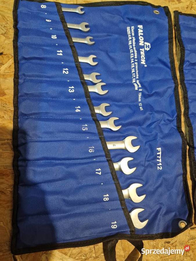 Falon Tech Klucze płaskooczkowe z grzechotką Głogowa sprzedam