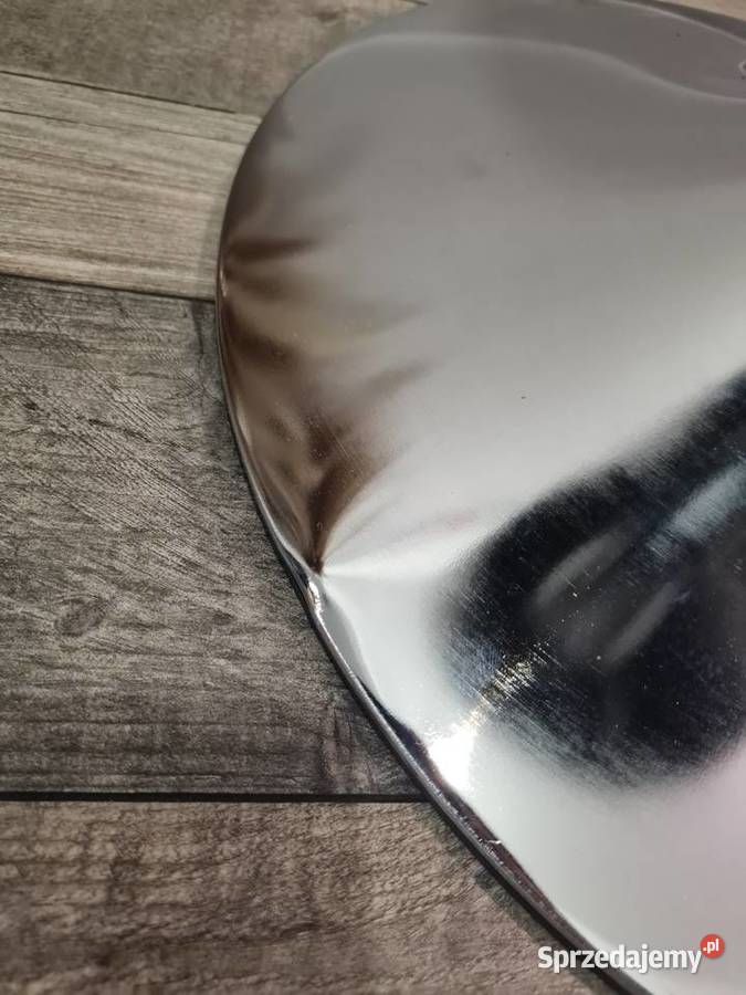 Komplet dwóch hokerów skóra czarne Krasne-Lasocice