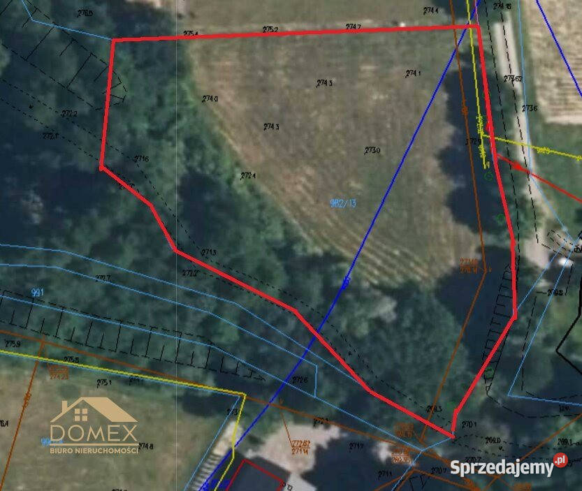Działka na sprzedaż Hażlach 2579m2