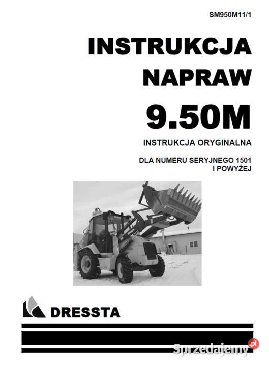 DRESSTA 950 M instrukcja napraw w języku POLSKIM sprzedam