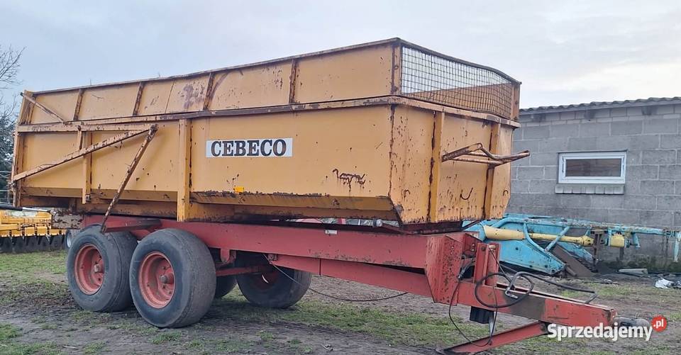 Sprzedam Przyczepa Skorupowa Cebeco 1012t nieuszkodzony Łomża sprzedam