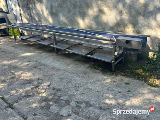 Stół rozbiorowy z przenośnikiem taśmowym 75 m Głogówko