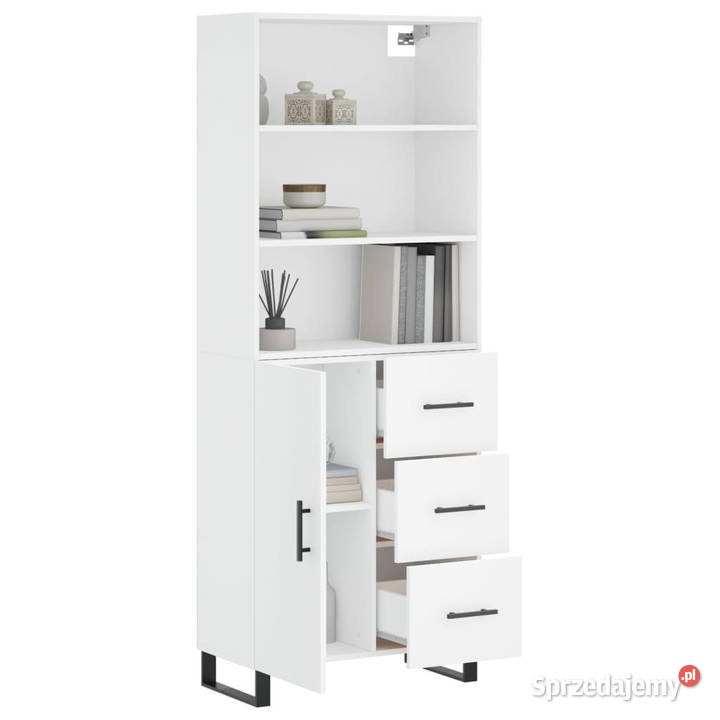 Witrynka biała 695x34x180 materiał mazowieckie