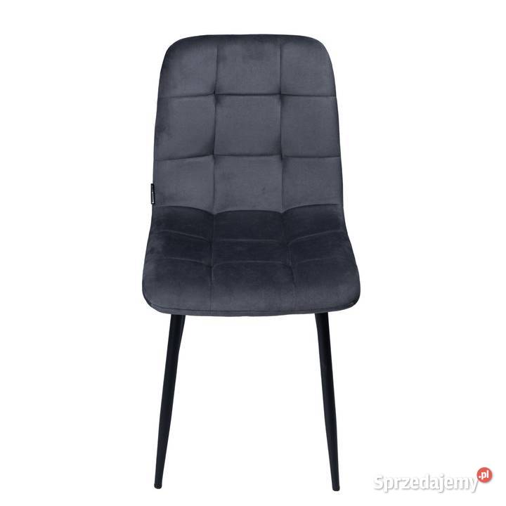 Zestaw 2 krzesło tapicerowane welurowe do salonu Poznań