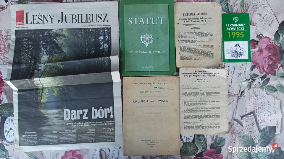 Stare książki i podręczniki o tematyce związanej Wieluń