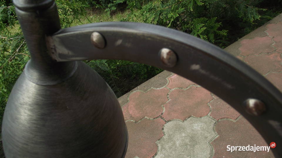 Sprzedam dwie stylowe metalowe lampy stojące łódzkie Wieruszów sprzedam