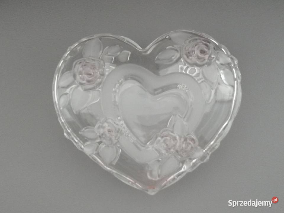 bombonierka szklana Walther Glas Łódź