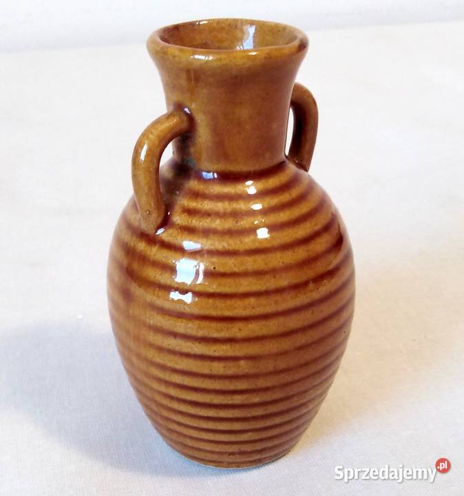 Wazonik ceramiczny epoka PRL Włodawa