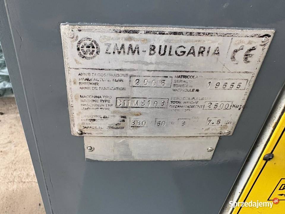 Tokarka c11 ms105 x1500 2005 dolnośląskie Wałbrzych sprzedam