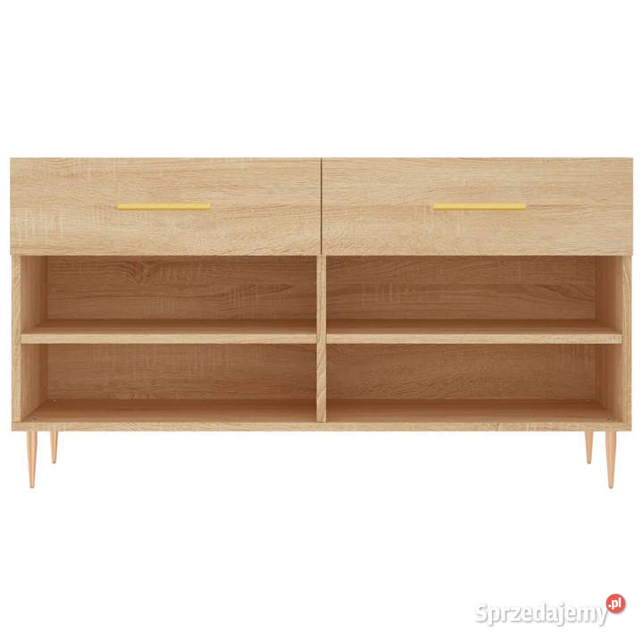 Ławka z miejscem na buty dąb sonoma 102x35x55 Dom i Ogród Warszawa