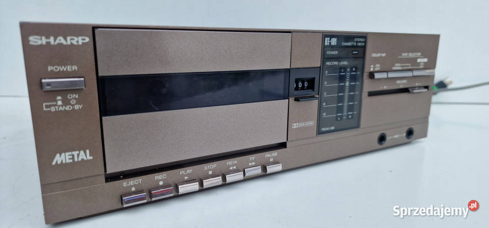 magnetofon Sharp RT101HB RT 101 HB casette deck Magnetofony wielkopolskie Międzychód sprzedam