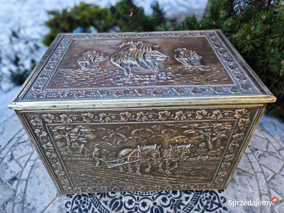 Vintage Kufer skrzynia Osiniec