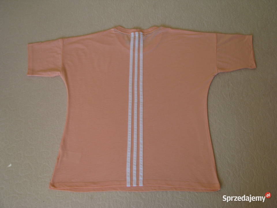 Tshirt koszulka sportowa Adidas brzoskwiniowa M Brzegi