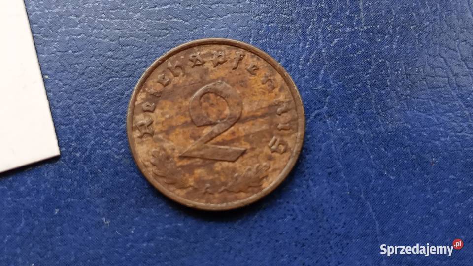 Stare monety 2 pfennig 1937 A NIemcy