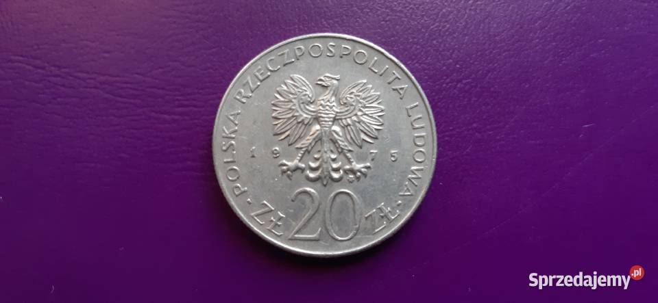 Moneta PRL 20 ZŁOTYCH 1975 Międzynarodowy Pruszków sprzedam