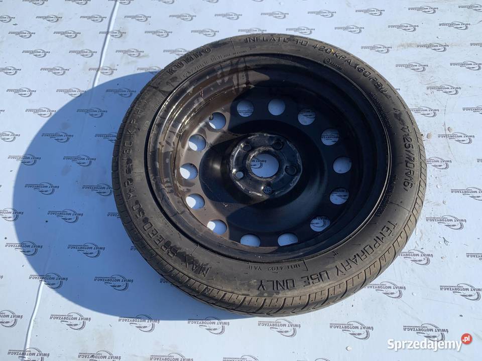 GOLF AUDI ALTEA koło dojazdowe 1257016 96M 5x112 sprzedam