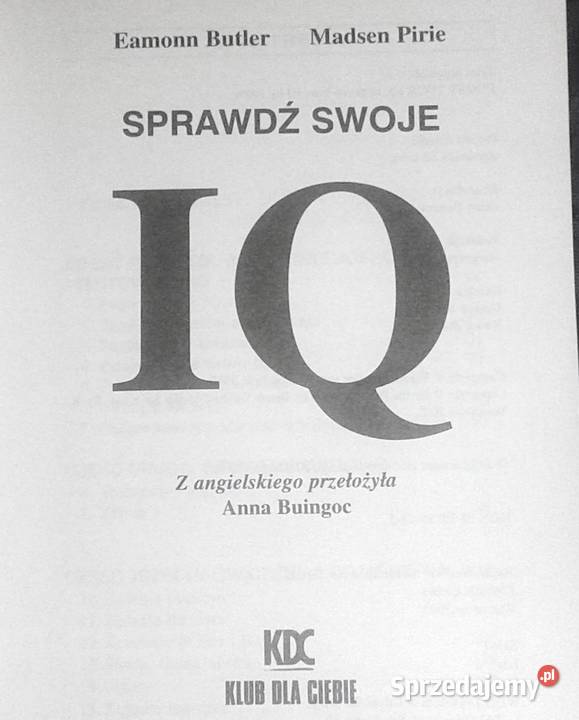 swoje IQ Eamonn Butler Madsen Pirie Chełm