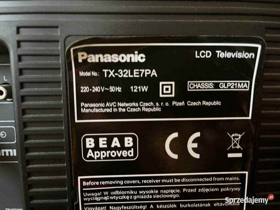 Telewizor Panasonic LCD 32 cale Elektronika Dzierżoniów sprzedam