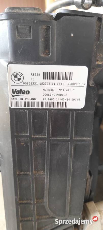 chłodnica samochodowa bmw f30 Bedoń Przykościelny sprzedam