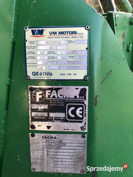 Kombajn do orzechów FACMA Maszyny rolnicze Izdebno