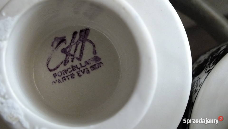 Kolekcjonerski zestaw porcelanowych filiżanek Pozostałe dolnośląskie Jelenia Góra