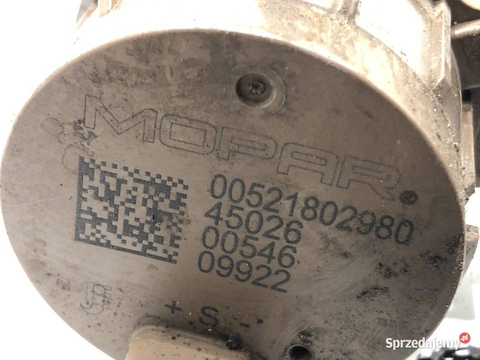 DODATKOWA POMPA WODY JEEP COMPASS MP 00521802980