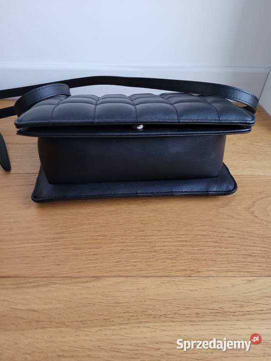 Czarna mała torebka na ramię pikowana Dla kobiet Liszki