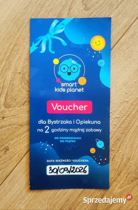 Voucher do Smart Kids Planet Ciechocinek